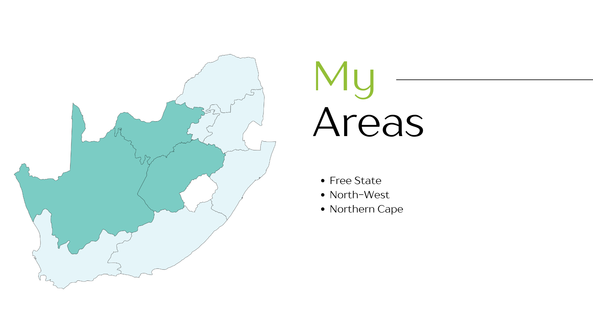 Elzane Liebenberg Areas